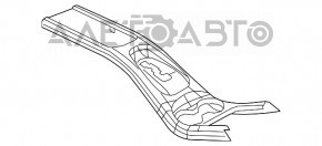Center Console Trim with Cup Holders Dodge Journey 11-