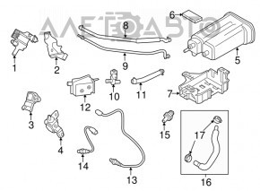 Carbon Canister Absorber Assembly Kia Soul 14-19