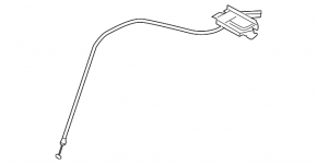 Rear seat folding lever left Audi A4 B8 08-16 black
