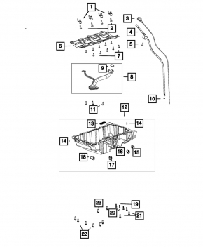 Jeep Grand Cherokee WL 22-26 2.0T PHEV Oil Pickup