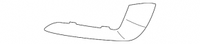 Front bumper cover right VW e-Golf 15-18