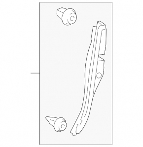 Front left door lock trim Lexus IS 06-13