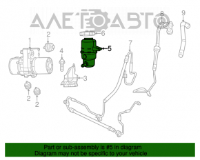 Power Steering Reservoir Jeep Grand Cherokee WK2 11-15