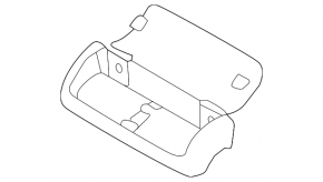 Trunk lid handle inner Toyota Avalon 13-18 scratch