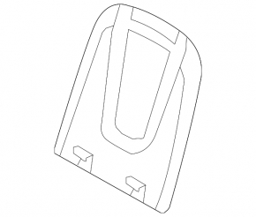 Audi Q5 8R 13-17 rear passenger seat trim, beige