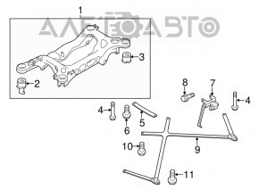 Rear right body tilt sensor Porsche Panamera 10-16
