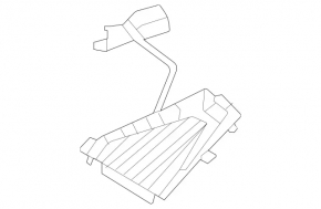 Heating of the windshield chamber Mercedes W167 GLE 350 450 20-23 for 2 chambers