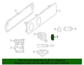 Parking button Mercedes W213 E 17-23