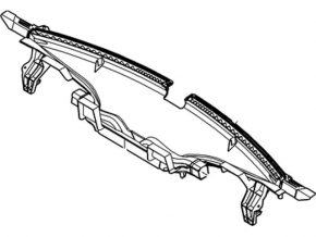 Torpedo front panel without AIRBAG Ford Explorer 11-15 prerest