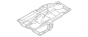 Rear right underbody protection Mazda CX-30 20-
