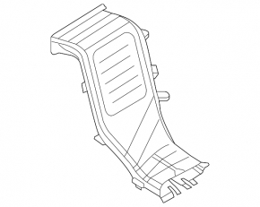 Air intake for battery Mazda3 2.3 03-09
