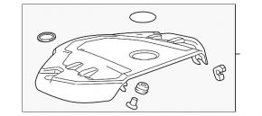 Chevrolet Camaro Engine Cover 16- 3.6