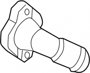 Cooling pipe metal Nissan Altima 13-18