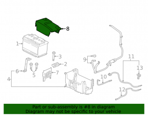 Chevrolet Malibu Battery Cover 13-15