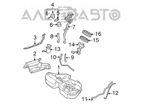 Mercedes W211 fuel tank
