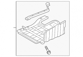 Engine Guard Left Kia Optima 11-15