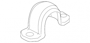 Front stabilizer mounting bracket left BMW X3 F25 11-17