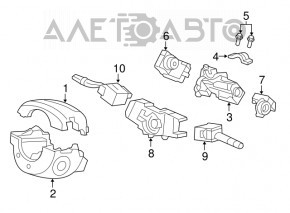 Steering column switch right Honda CRV 17-18