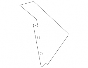 Door trim side rear left Chevrolet Bolt EV 17-23 rear