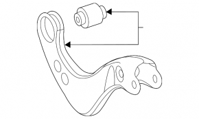 Upper rear right control arm Toyota Venza 21- AWD