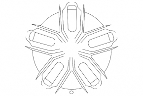 Wheel disk R16 Kia Optima 11-15 curb