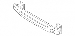 Rear Bumper Reinforcement VW Beetle 12-19