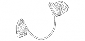 Steering wheel controls VW Atlas 18-