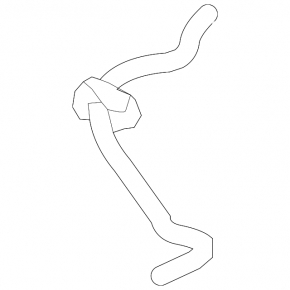 Cooling system hose VW Tiguan 09-18 2.0T