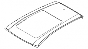 Metal roof for Nissan Murano 25-26 with sunroof