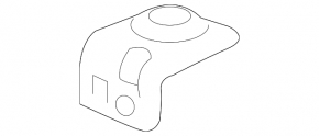 Condenser bracket upper left Honda Accord 13-17 hybrid metal