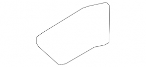Nissan Rogue 21-26 black front left inner door handle cap