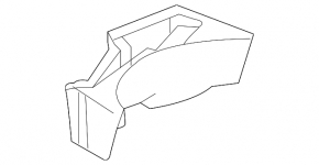 Trunk tray left Honda CRZ 11-12