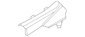 Kia EV6 22-24 black inner rear left door sill plate