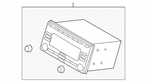 Subaru Forester 08-13 SH Radio Tape Player