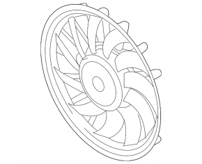 Cooling fan right Audi Q3 8U 15-18 CCTA
