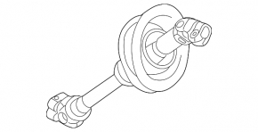 Steering cardan shaft Audi A4 B8 08-16
