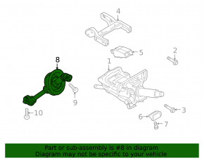 Steering shaft for Audi A4 B8 08-16