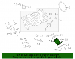Porsche Cayenne 19-23 3.0T Turbocharger Flange