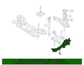 Rear left axle Mazda3 2.3 03-08
