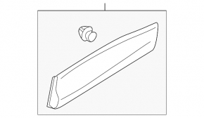 Door trim lower rear left Mazda CX-5 17-24