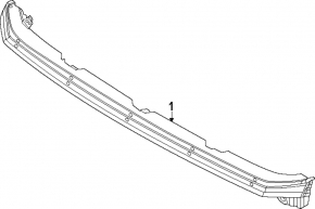 Ford Escape MK4 23-25 Front Bumper Upper Trim with LED Lighting