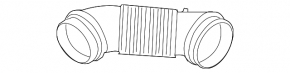 Air duct for filter VW CC 08-17