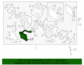 Nissan Quest 11-17 heater core