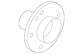 Rear left hub BMW 3 E90 E92 07-12 323i, 325i, 328i