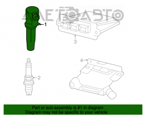 Ignition coil for Ford Focus USA 08-11