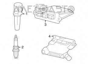 Ignition coil for Ford Focus USA 08-11
