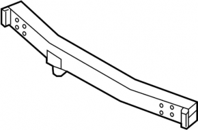 Infiniti G25 G35 G37 4d 06-15 Front Bumper Reinforcement