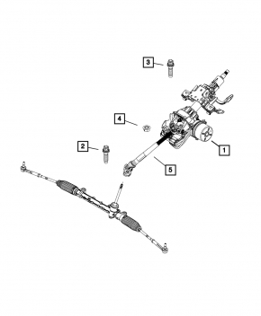 Steering column with EPS Fiat 500X 16-17 water damage