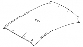 Headlining Nissan Versa Note 13-16 without sunroof