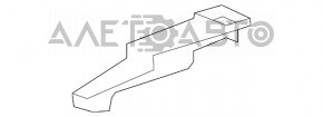 Lower left rear bumper bracket for VW Touareg 11-17